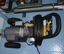 Oil drum and air operated pump